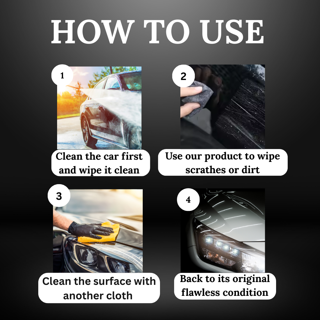 Car Scratch Remover Cloth – Restore Paint in Seconds